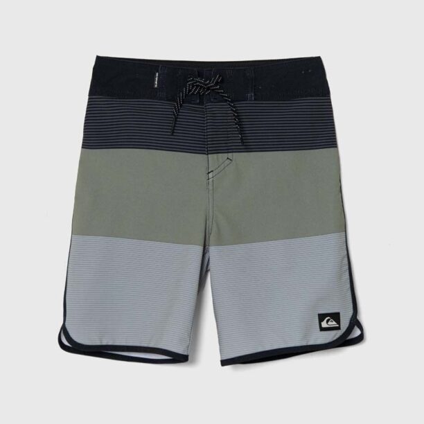 Quiksilver pantaloni scurti de baie SURFSILK culoarea verde