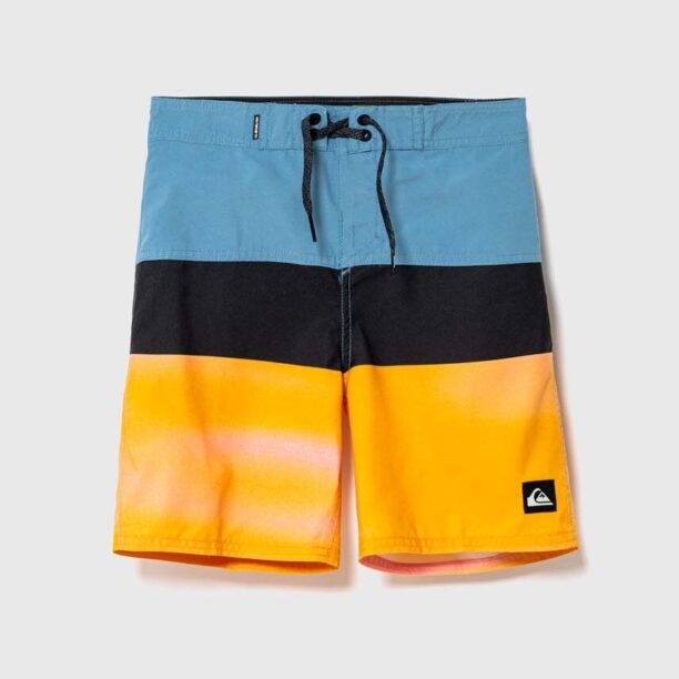 Quiksilver pantaloni scurti de baie copii EVERYDAYPANEL culoarea portocaliu