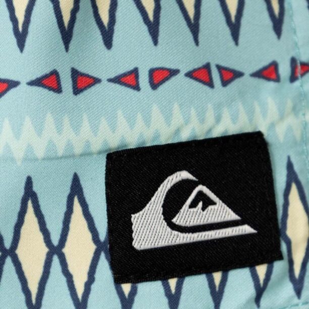 Quiksilver pantaloni scurti de baie copii HERITAGE culoarea turcoaz preţ