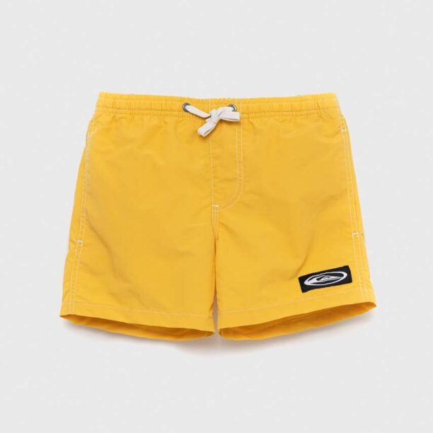 Quiksilver pantaloni scurti de baie copii culoarea galben