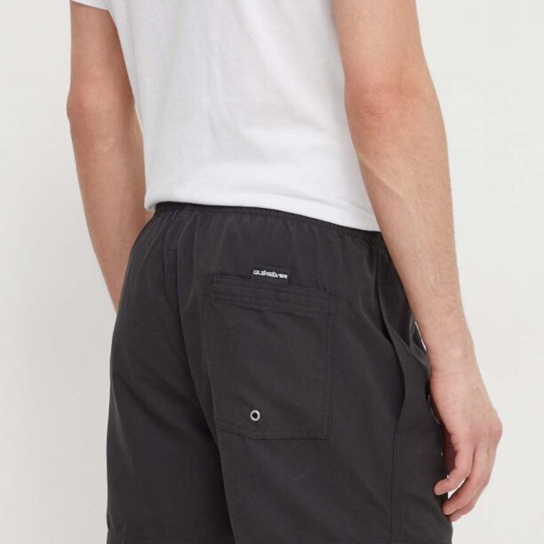 Quiksilver pantaloni scurti de baie culoarea negru preţ