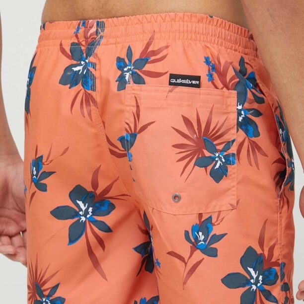 Quiksilver pantaloni scurti de baie culoarea portocaliu preţ