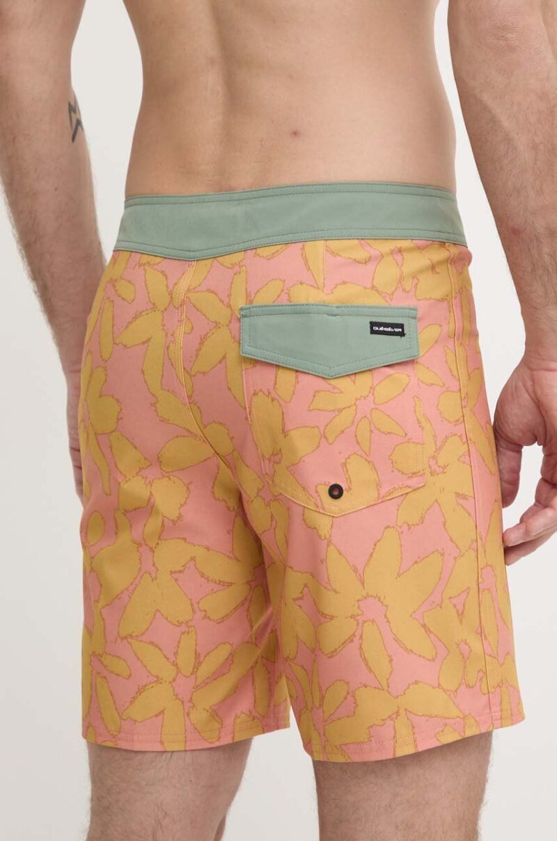 Quiksilver pantaloni scurti de baie culoarea portocaliu preţ