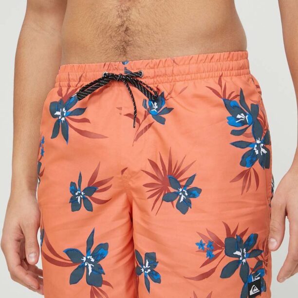 Quiksilver pantaloni scurti de baie culoarea portocaliu