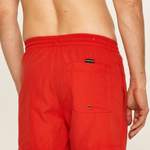 Quiksilver pantaloni scurti de baie culoarea rosu preţ