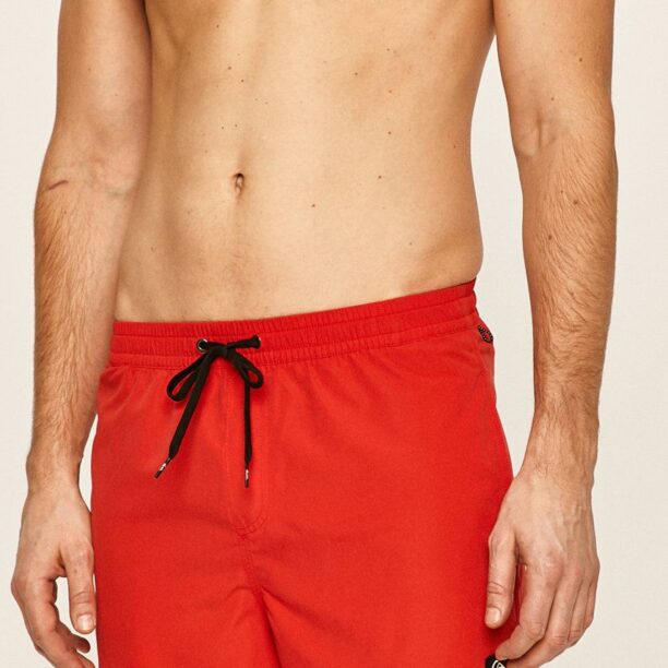 Quiksilver pantaloni scurti de baie culoarea rosu