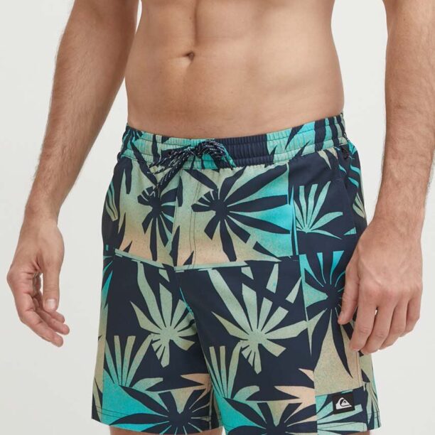 Quiksilver pantaloni scurti de baie culoarea roz