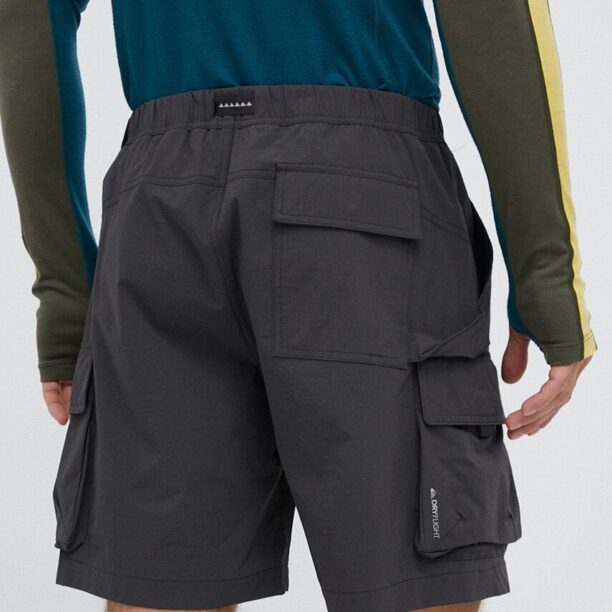 Quiksilver pantaloni scurți outdoor Run Ashore culoarea gri preţ