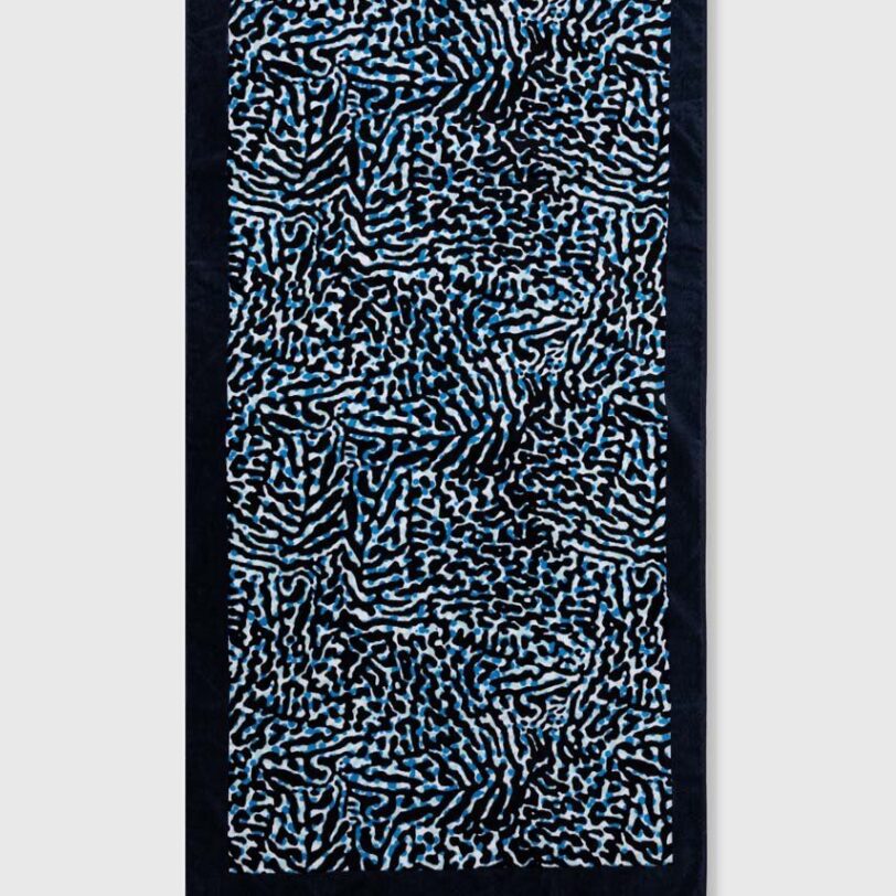 Quiksilver prosop din bumbac 80 x 160 cm culoarea albastru marin