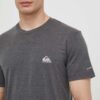 Quiksilver tricou de alergare Coastal culoarea gri