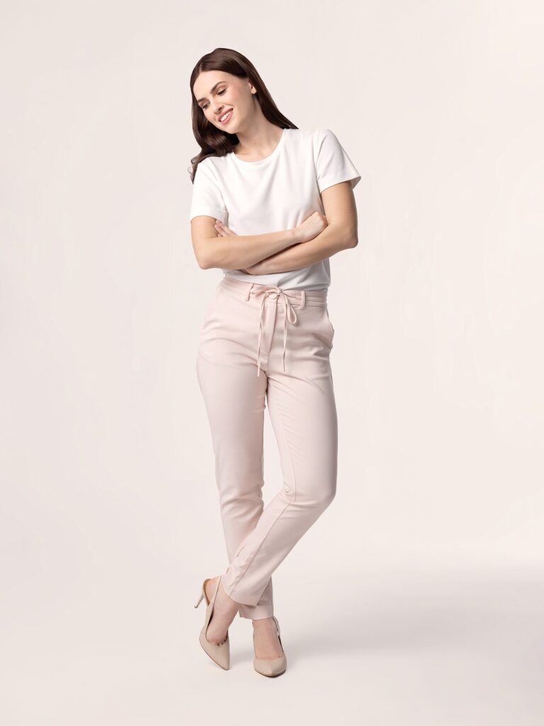 Quiosque Pantaloni '3SF005'  roz pastel