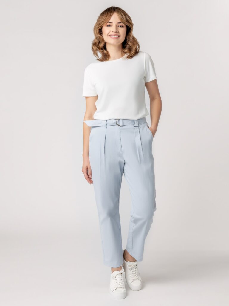 Quiosque Pantaloni cutați '3UC003'  albastru pastel