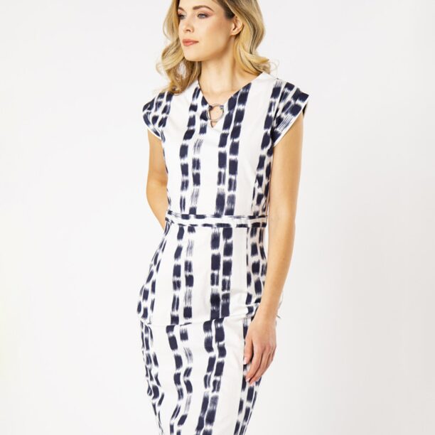 Quiosque Rochie '4JK009'  bleumarin / alb amestacat preţ