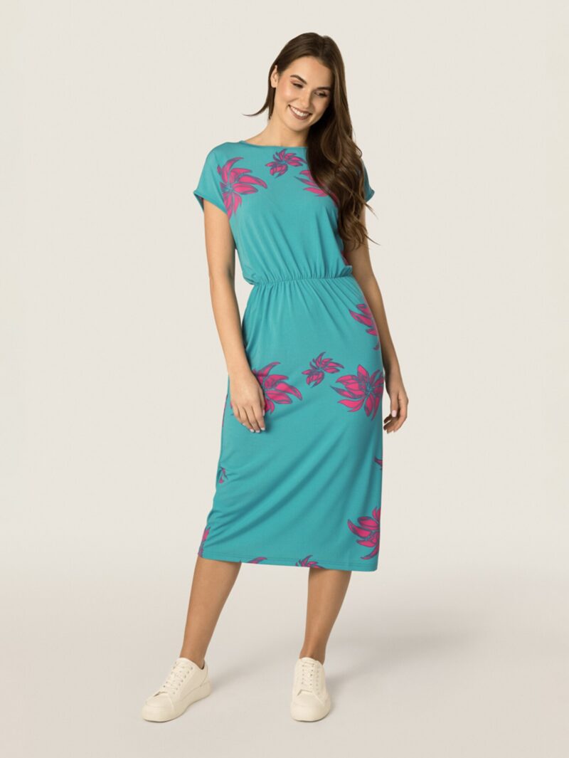 Quiosque Rochie  albastru / roz