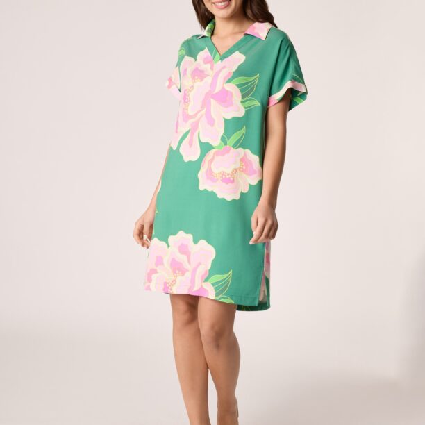 Quiosque Rochie  verde / roz