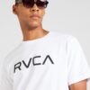 RVCA Tricou  negru / alb