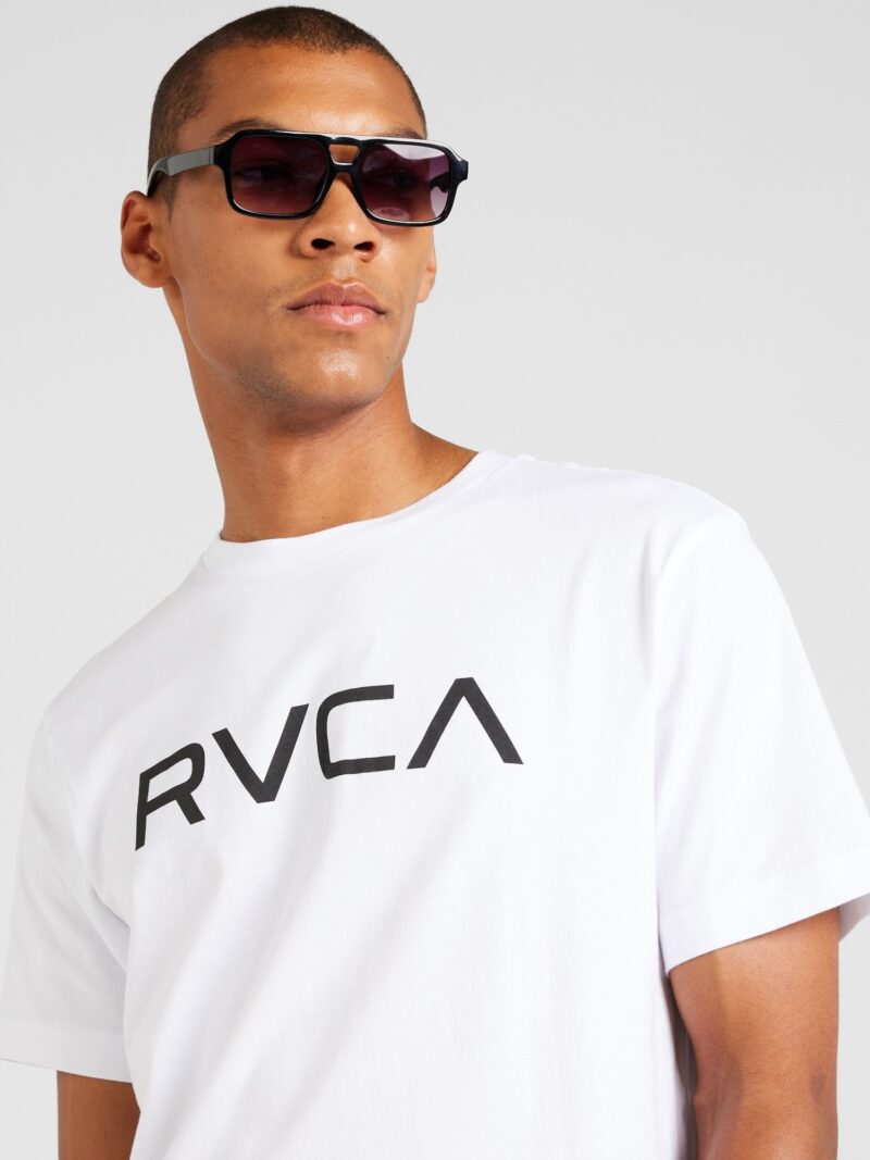 RVCA Tricou  negru / alb