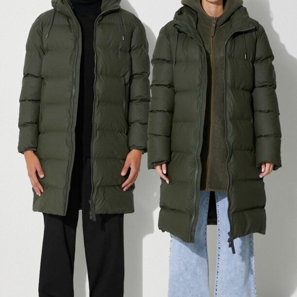 Rains geacă 15130 Jackets culoarea verde