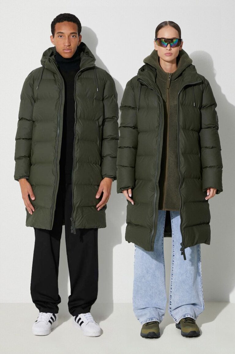 Rains geacă 15130 Jackets culoarea verde