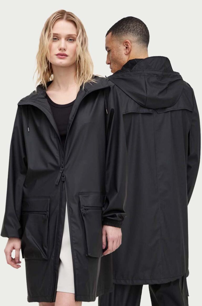 Rains geaca 19850 Jackets culoarea negru