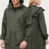 Rains geaca 19850 Jackets culoarea verde