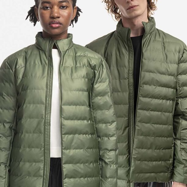 Rains geacă Trekker Jacket culoarea verde