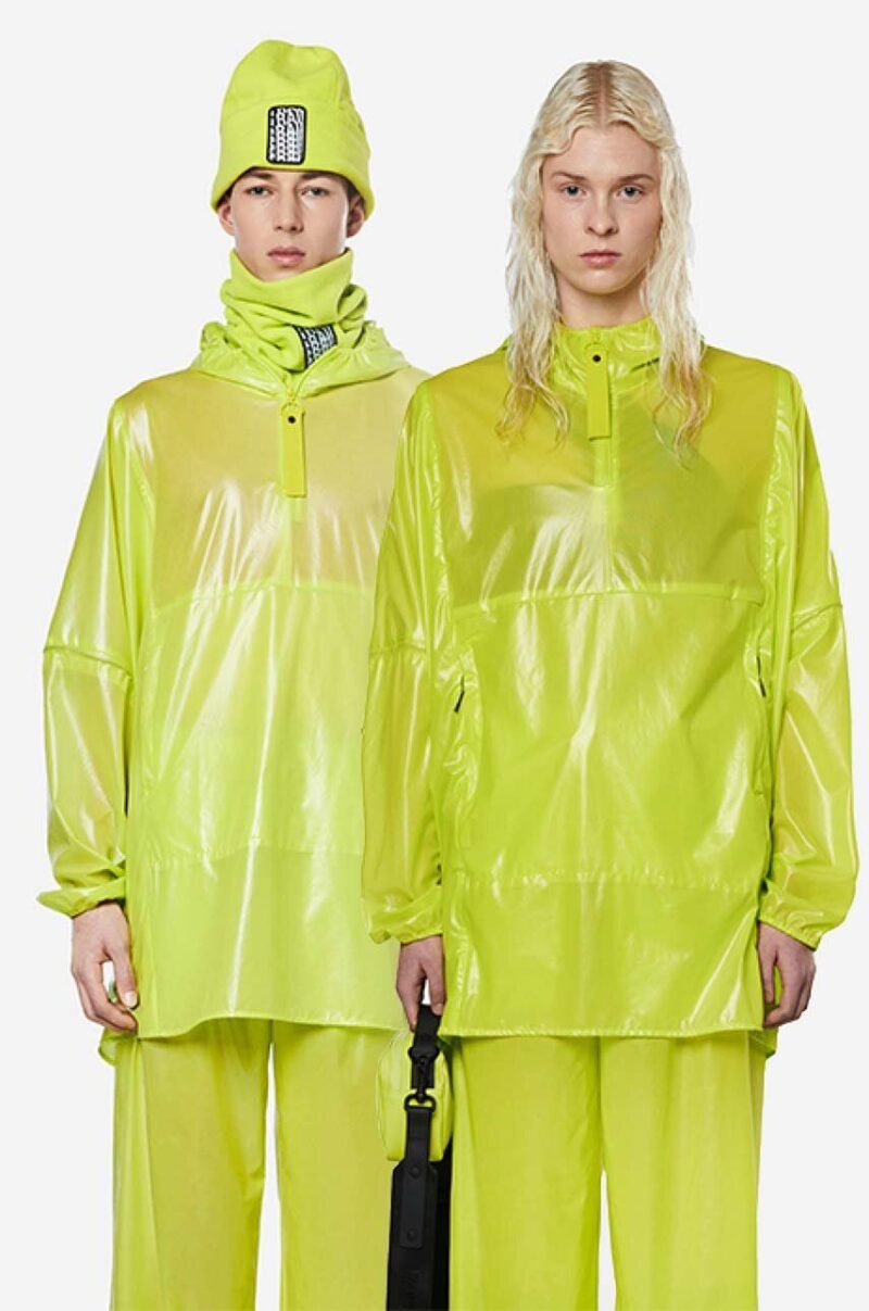 Rains geacă de ploaie Ultralight Anorak culoarea verde