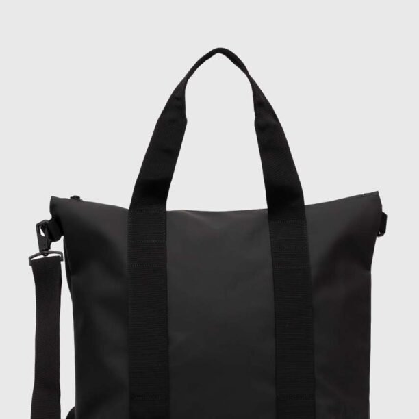 Rains geantă 14160 Tote Bags culoarea negru