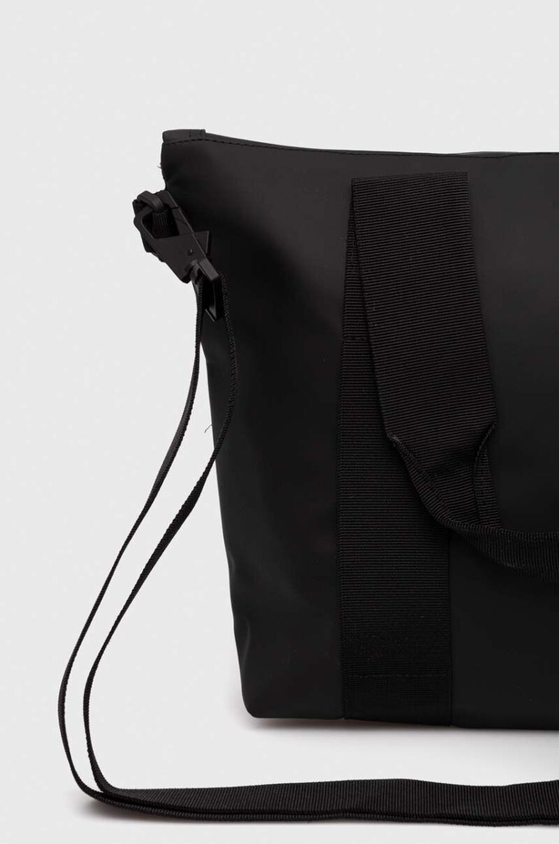 Rains geanta 14180 Tote Bags culoarea negru preţ