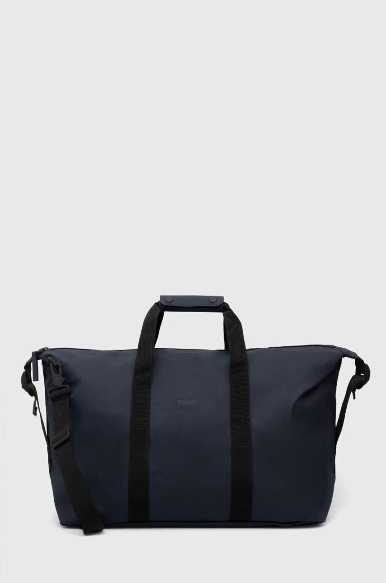 Rains geantă 14200 Weekendbags culoarea bleumarin