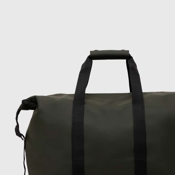 Rains geantă 14200 Weekendbags culoarea verde preţ