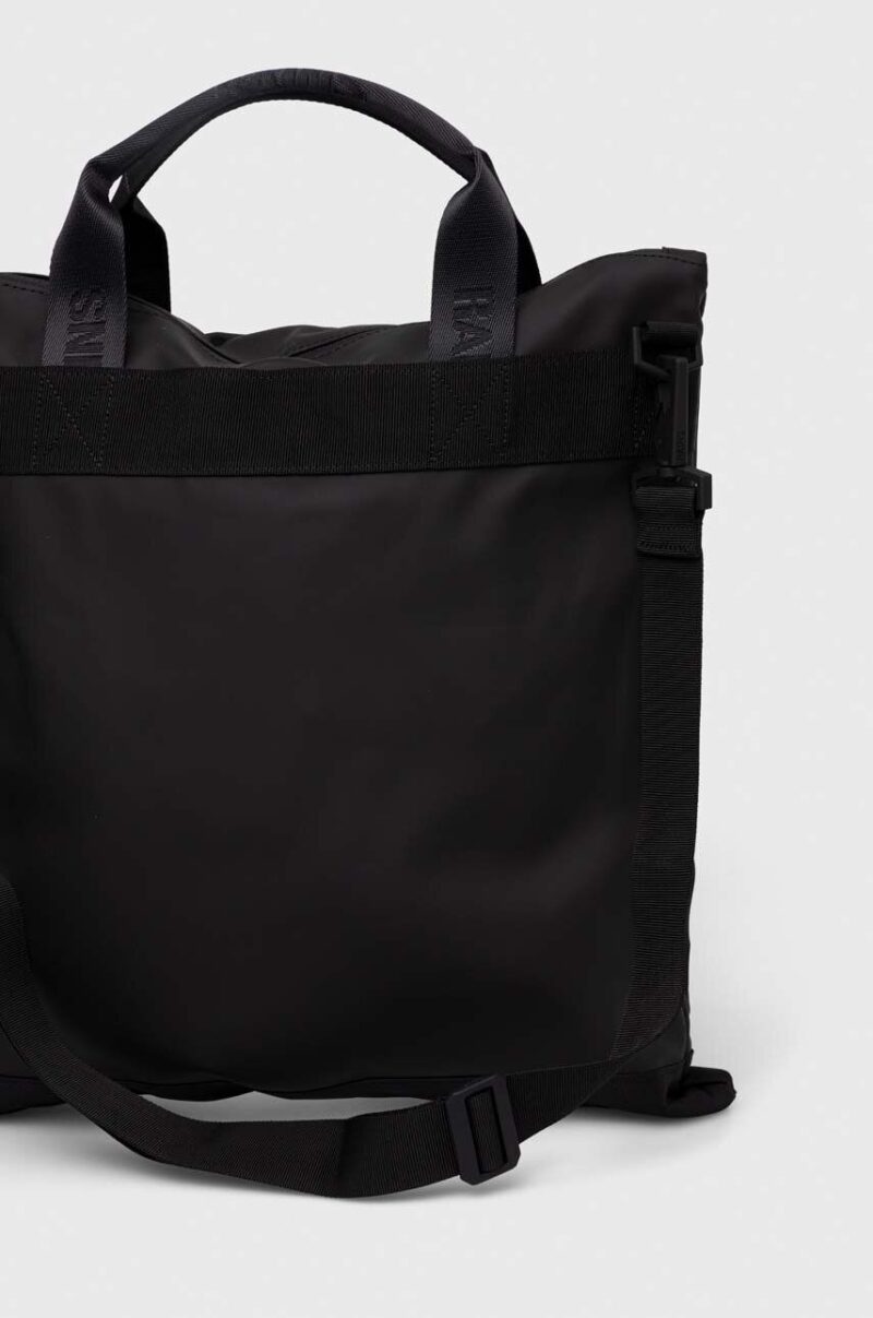 Rains geanta 14360 Tote Bags culoarea negru preţ