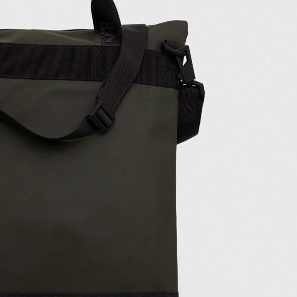 Rains geanta 14360 Tote Bags culoarea verde preţ