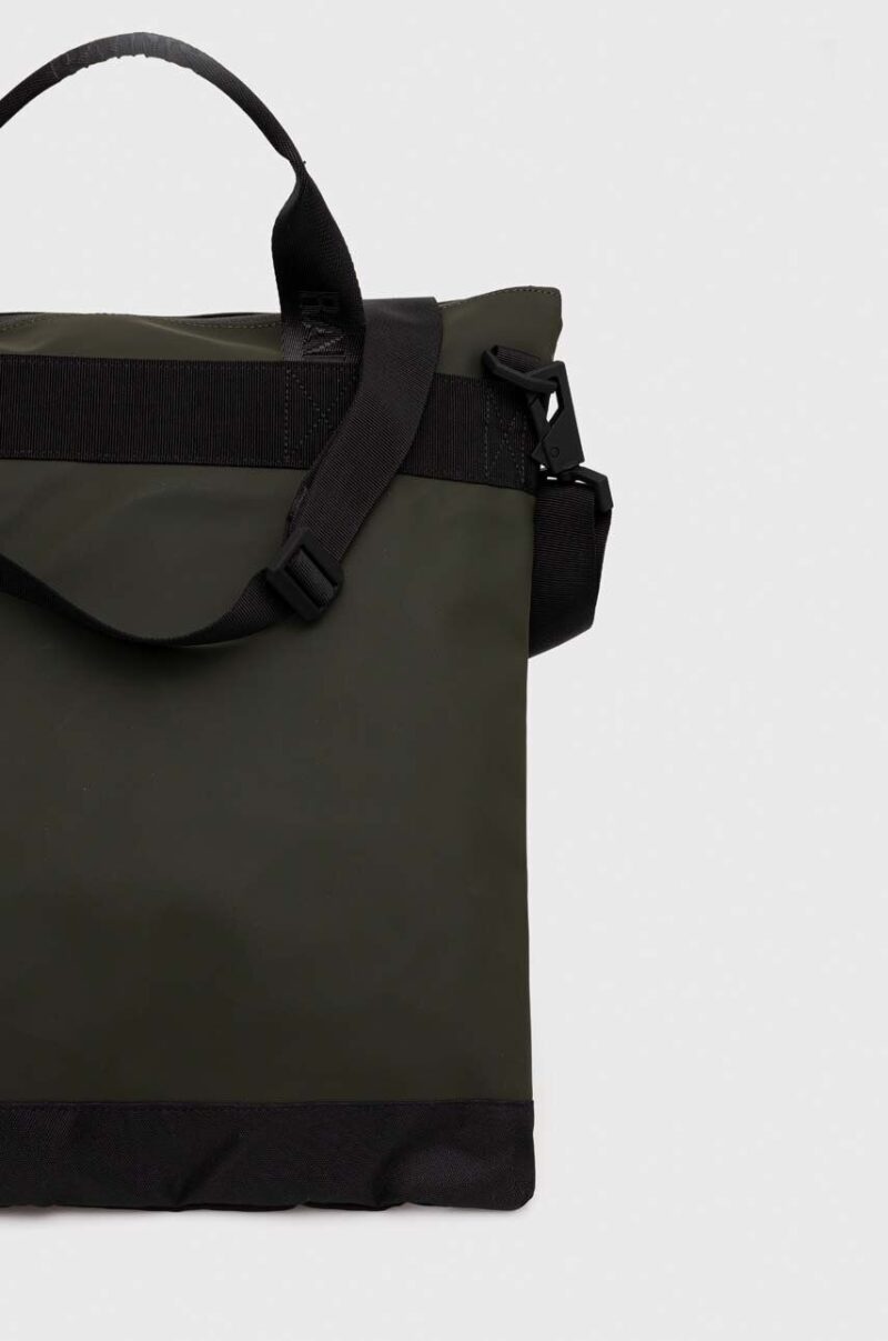 Rains geanta 14360 Tote Bags culoarea verde preţ