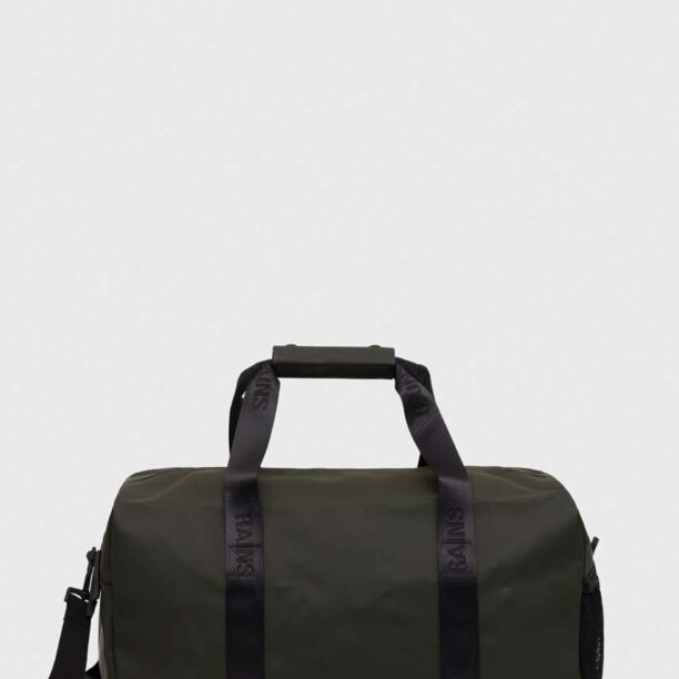 Rains geanta 14380 Backpacks culoarea verde