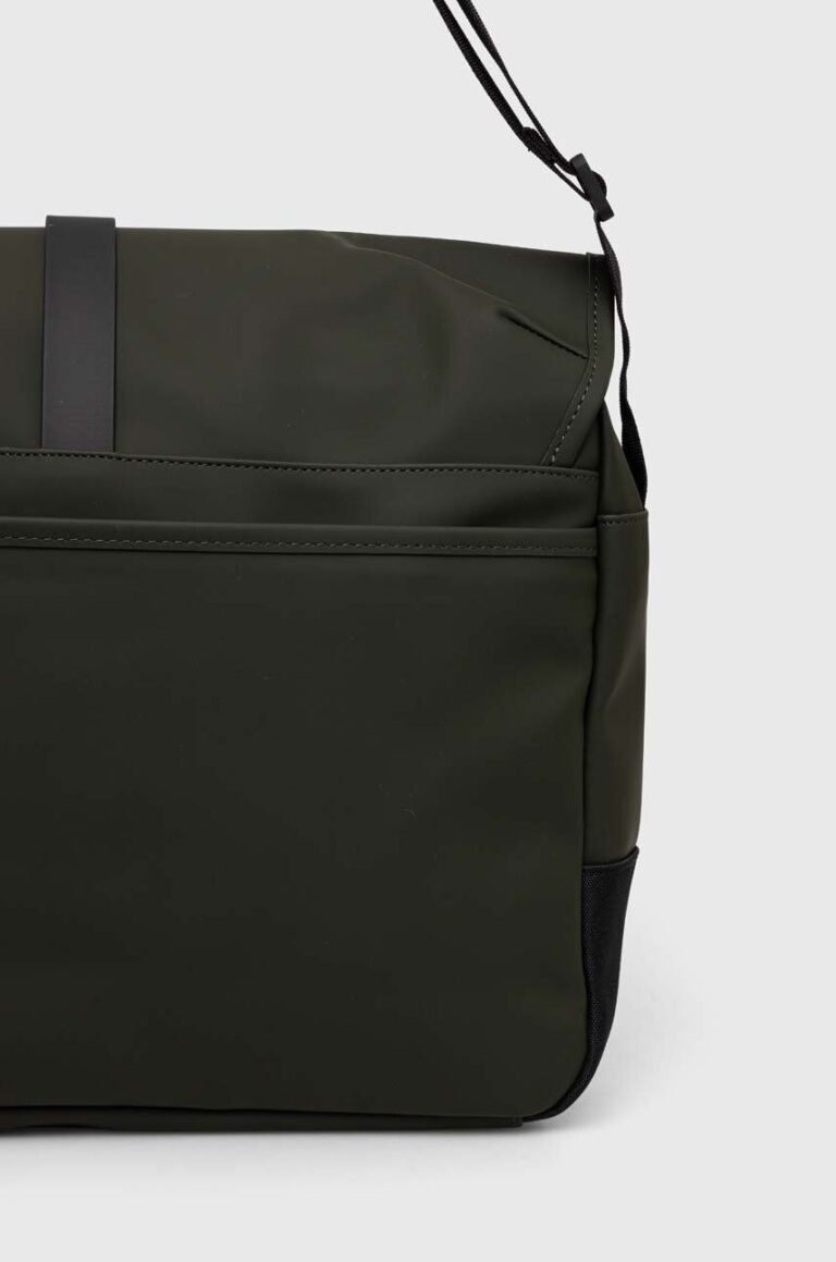 Rains geanta 14580 Messenger Bags culoarea verde preţ