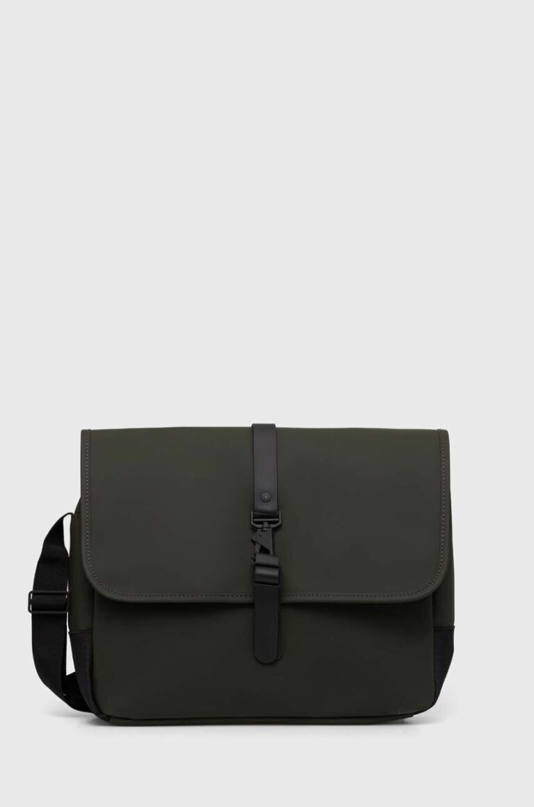 Rains geanta 14580 Messenger Bags culoarea verde