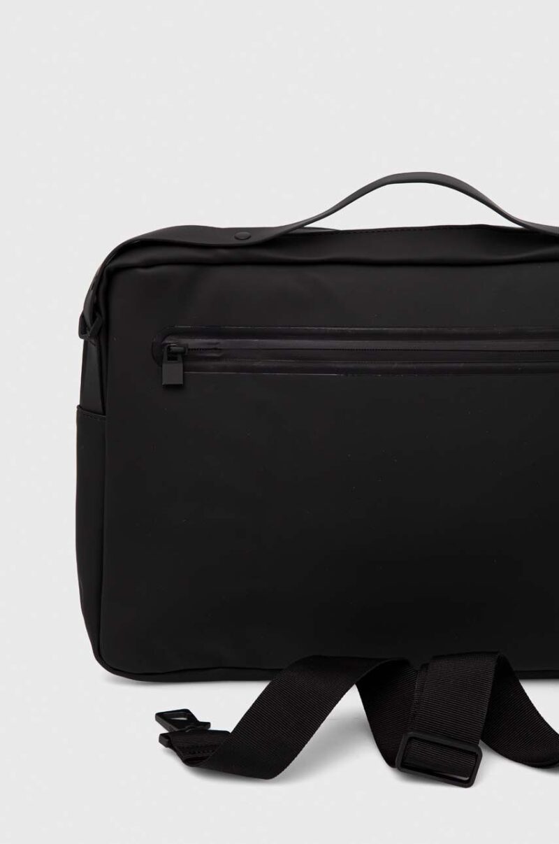 Rains geanta laptop 13290 Messenger Bags culoarea negru preţ