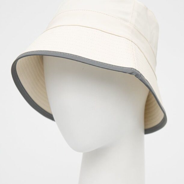 Rains pălărie 14070 Bucket Hat Reflective culoarea bej 14070.79-FossilRefl