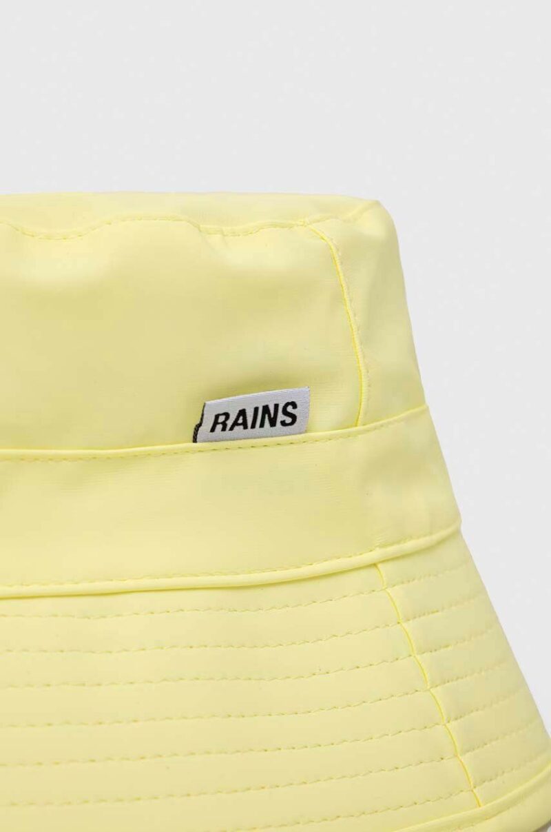 Rains palarie 20010 Bucket Hat culoarea galben preţ