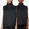 Rains vestă Oadded Nylon Vest culoarea negru