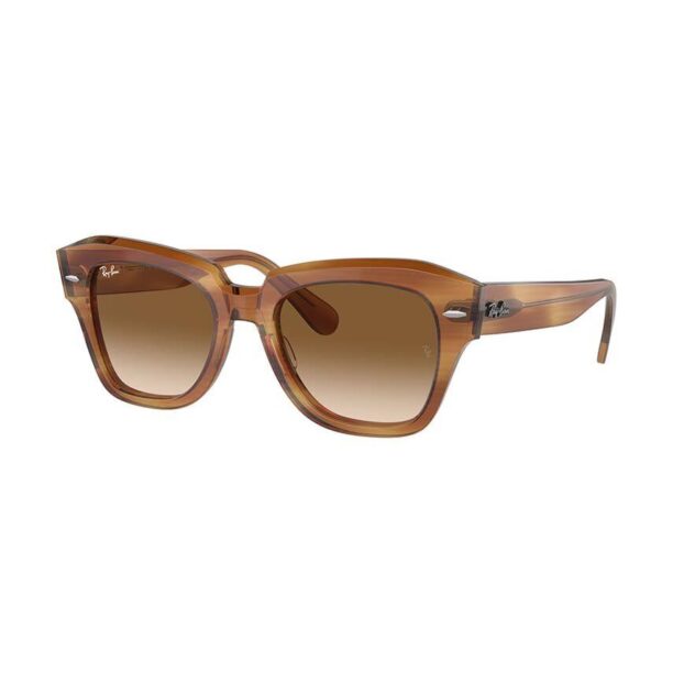 Ray-Ban ochelari de soare STATE STREET culoarea bordo