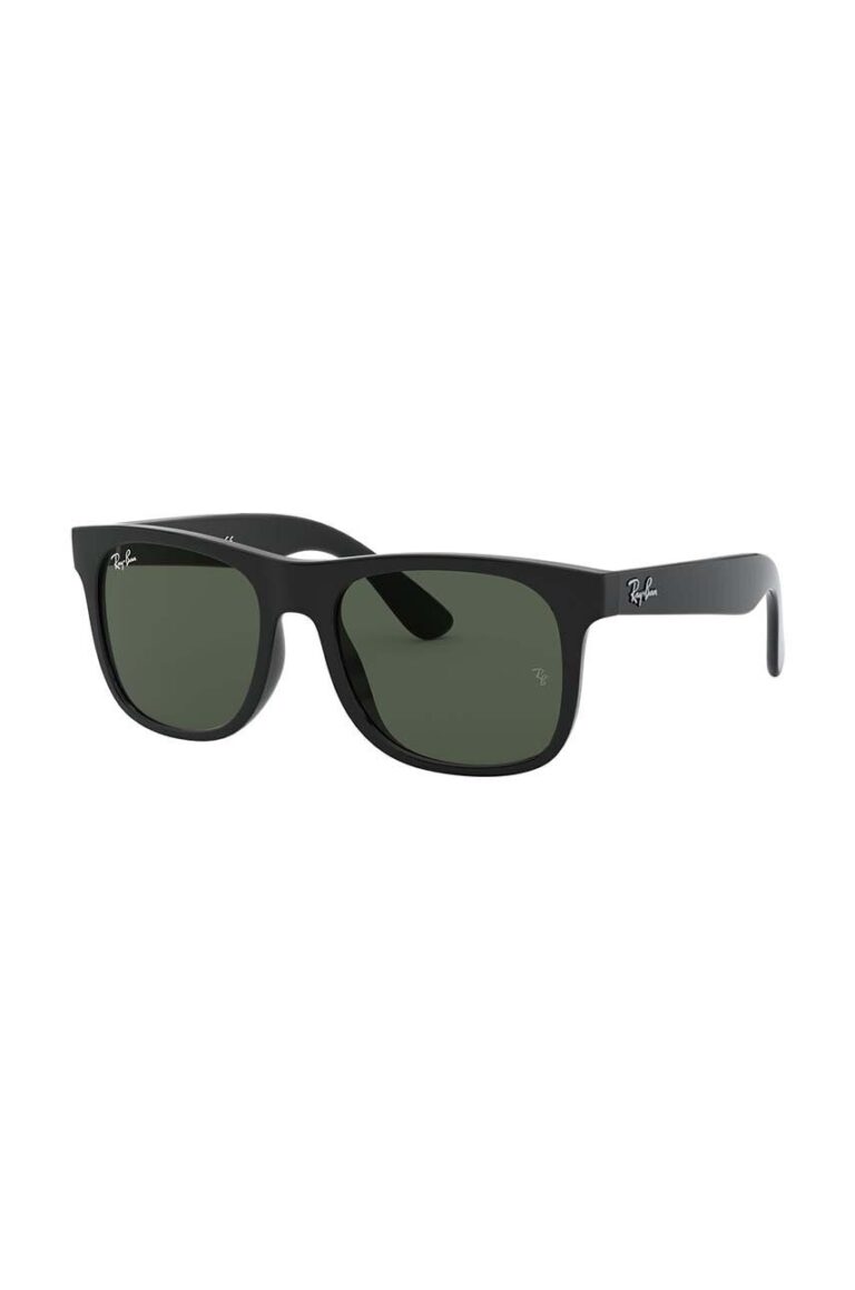 Ray-Ban ochelari de soare copii JUSTIN culoarea negru