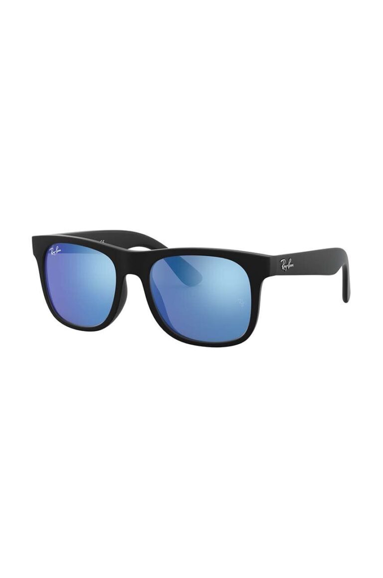 Ray-Ban ochelari de soare copii JUSTIN culoarea negru