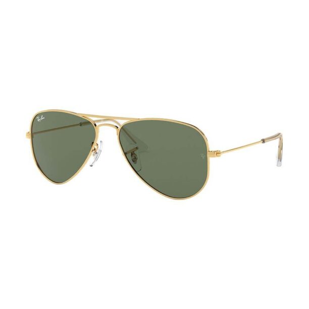 Ray-Ban ochelari de soare copii Junior Aviator culoarea verde