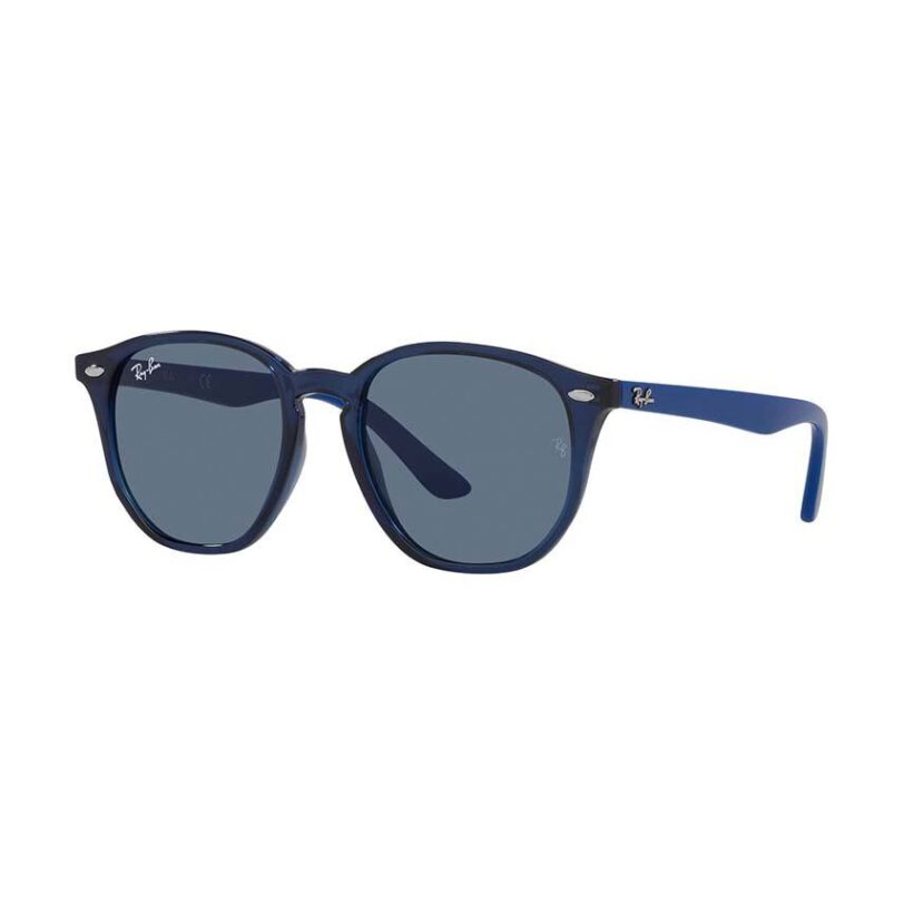 Ray-Ban ochelari de soare copii Junior culoarea albastru marin