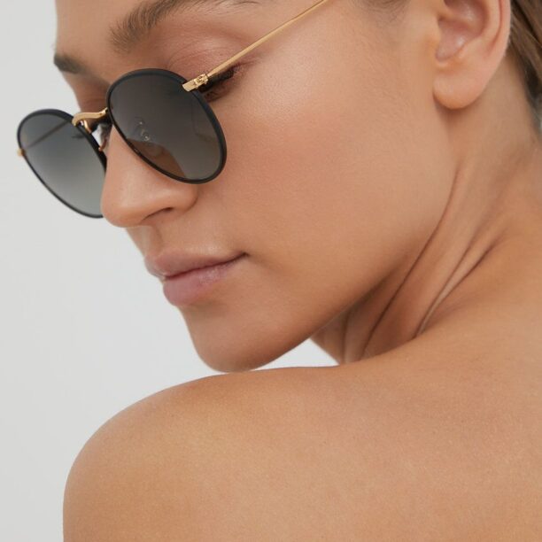 Ray-Ban ochelari de soare culoarea negru preţ