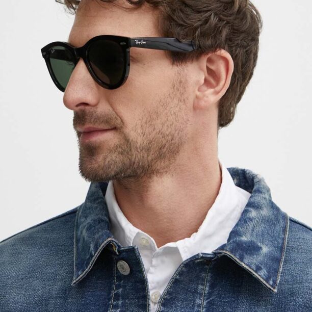 Ray-Ban ochelari de soare culoarea negru preţ