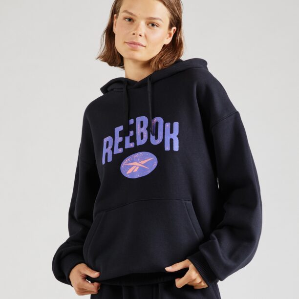 Reebok Bluză de molton  mov deschis / portocaliu / negru