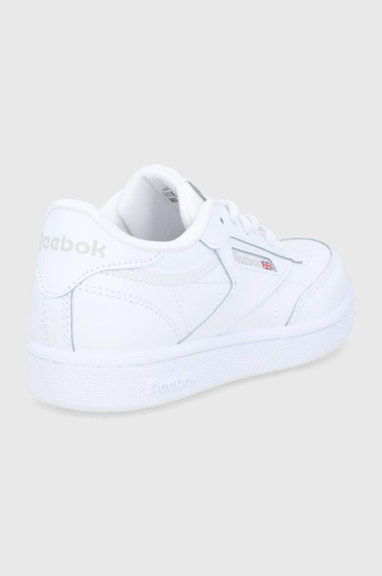 Reebok Classic încălțăminte din piele pentru copii BS6168 culoarea alb preţ